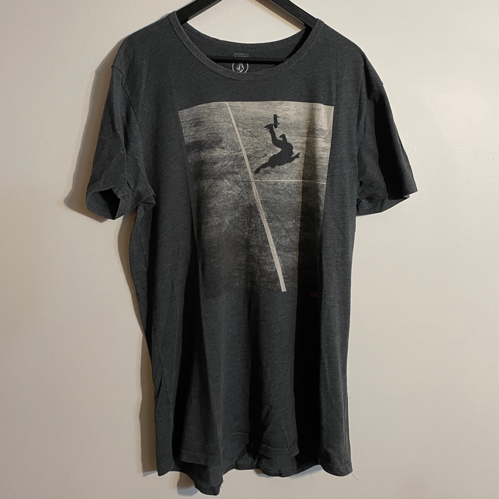 Volcom Stone Tee Shirt Tennis Court Shadow vintage